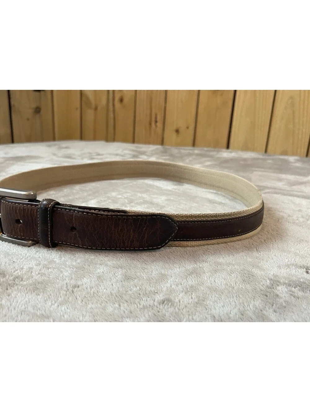 Columbia Belt Men’s Everyday Casual Comfort Leather Fabric 36/90 Brown Neutral
